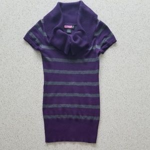 Purple Sweater Dress